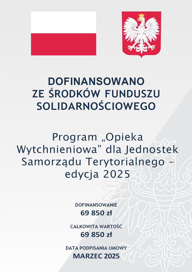 Opieka wytchnieniowa plakat