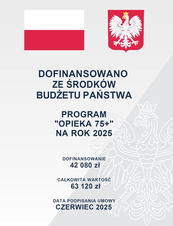 Plakat Opieka75+